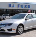ford fusion 2012 silver sedan sel gasoline 4 cylinders front wheel drive automatic 77575