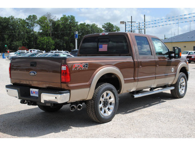 ford f 250 super duty 2012 brown lariat fx4 biodiesel 8 cylinders 4 wheel drive automatic with overdrive 77575