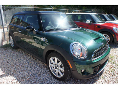 mini cooper clubman 2012 dk  green wagon s gasoline 4 cylinders front wheel drive automatic 78729