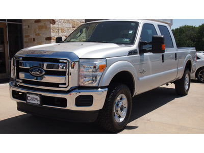ford f 250 super duty 2011 silver xlt biodiesel 8 cylinders 4 wheel drive automatic with overdrive 77836