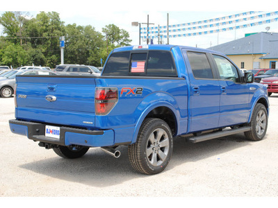 ford f 150 2012 blue fx2 flex fuel 8 cylinders 2 wheel drive automatic 77575