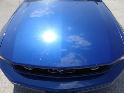 ford mustang 2006 blue coupe gasoline 6 cylinders rear wheel drive automatic 77388