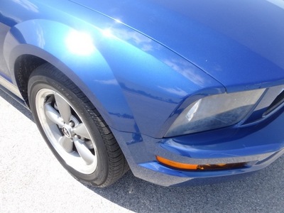 ford mustang 2006 blue coupe gasoline 6 cylinders rear wheel drive automatic 77388