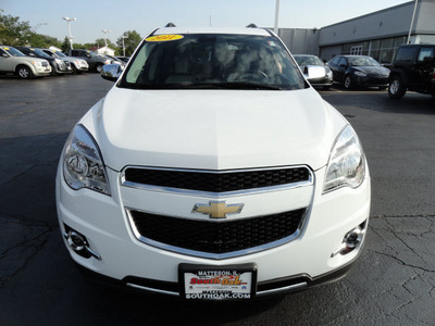 chevrolet equinox 2011 white lt gasoline 4 cylinders front wheel drive automatic 60443