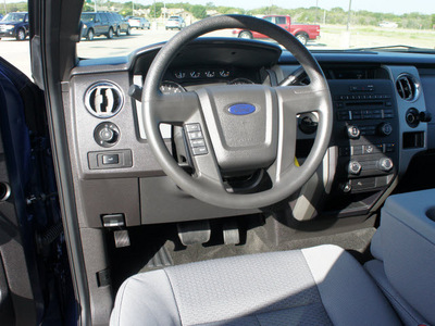 ford f 150 2012 blue xlt flex fuel 6 cylinders 2 wheel drive automatic 75119