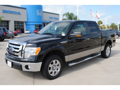 ford f 150 2009 black xlt gasoline 8 cylinders 2 wheel drive automatic with overdrive 77065