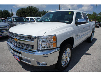 chevrolet silverado 1500 2012 white flex fuel 8 cylinders 2 wheel drive 6 spd auto,elec cntlled t 77090