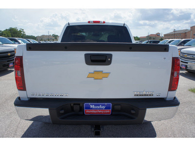 chevrolet silverado 1500 2012 white flex fuel 8 cylinders 2 wheel drive 6 spd auto,elec cntlled t 77090