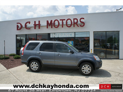 honda cr v 2005 gray suv special edition 4 cylinders automatic with overdrive 07724