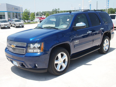 chevrolet tahoe 2012 blue suv texas edition flex fuel 8 cylinders 2 wheel drive automatic 77304