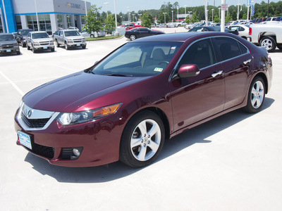 acura tsx 2010 dk  red sedan gasoline 4 cylinders front wheel drive automatic 77304