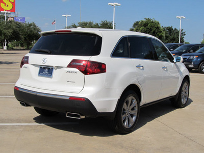 acura mdx 2012 white suv w advance w res gasoline 6 cylinders all whee drive automatic with overdrive 77074