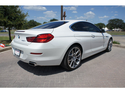 bmw 6 series 2012 white coupe 650i gasoline 8 cylinders rear wheel drive automatic 78006