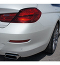 bmw 6 series 2012 white coupe 650i gasoline 8 cylinders rear wheel drive automatic 78006
