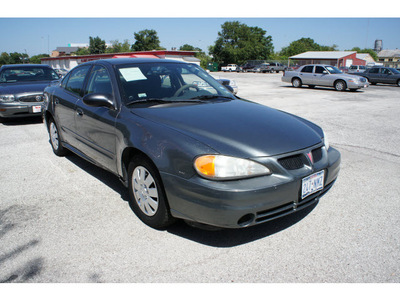 pontiac grand am 2005 gray sedan se fleet gasoline 6 cylinders front wheel drive automatic 78205