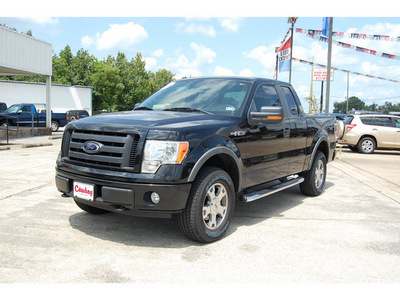 ford f 150 2009 black fx4 flex fuel 8 cylinders 4 wheel drive automatic with overdrive 77662