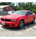ford mustang 2010 red v6 premium gasoline 6 cylinders rear wheel drive automatic with overdrive 77662