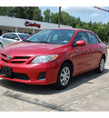 toyota corolla 2011 red sedan le gasoline 4 cylinders front wheel drive automatic with overdrive 77662