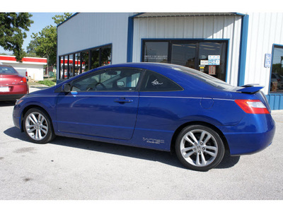honda civic 2007 blue coupe si gasoline 4 cylinders front wheel drive 6 speed manual 76541