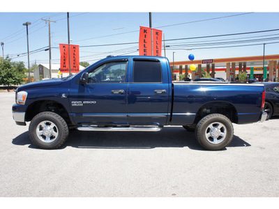 dodge ram 2500 2006 blue slt diesel 6 cylinders 4 wheel drive automatic 76543