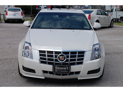 cadillac cts 2013 white sedan 3 0l luxury gasoline 6 cylinders rear wheel drive automatic with overdrive 77002