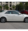 cadillac cts 2013 white sedan 3 6l premium gasoline 6 cylinders rear wheel drive automatic with overdrive 77002