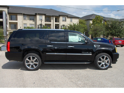 cadillac escalade esv 2013 black suv luxury flex fuel 8 cylinders rear wheel drive automatic with overdrive 77002
