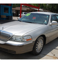 lincoln town car 2003 silver sedan signature gasoline 8 cylinders sohc rear wheel drive automatic with overdrive 77018