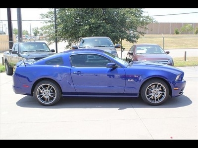 ford mustang 2013 dp impact blue coupe gt 5 0 gasoline 8 cylinders rear wheel drive 6 speed manual 75041