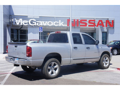 dodge ram pickup 1500 2007 silver slt flex fuel 8 cylinders 4 wheel drive automatic 79119