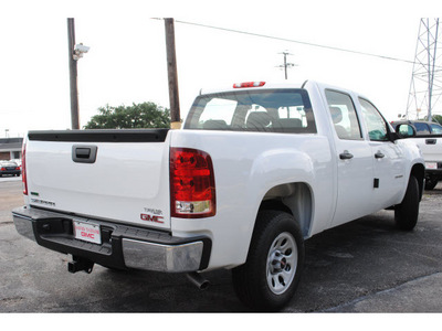 gmc sierra 1500 2012 white work truck flex fuel 8 cylinders 2 wheel drive automatic with overdrive 77074
