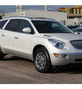 buick enclave 2012 white leather gasoline 6 cylinders front wheel drive automatic 77074