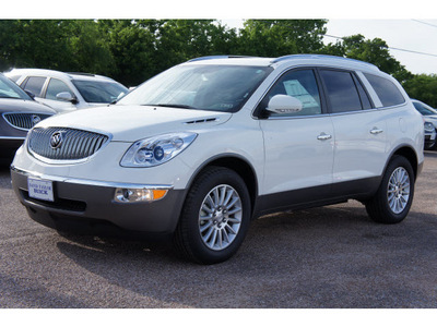 buick enclave 2012 white gasoline 6 cylinders front wheel drive automatic 77074
