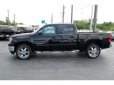 gmc sierra 1500 2012 black sle flex fuel 8 cylinders 2 wheel drive automatic 77074