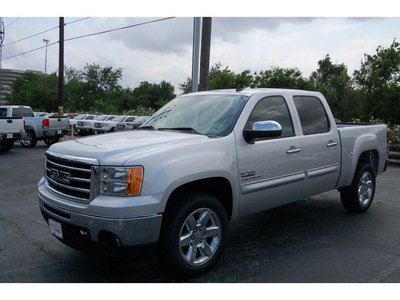 gmc sierra 1500 2012 lt  gray sle flex fuel 8 cylinders 2 wheel drive automatic 77074