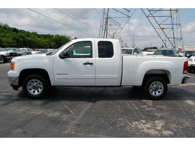 gmc sierra 1500 2012 white pickup truck sl flex fuel 8 cylinders 2 wheel drive automatic 77074