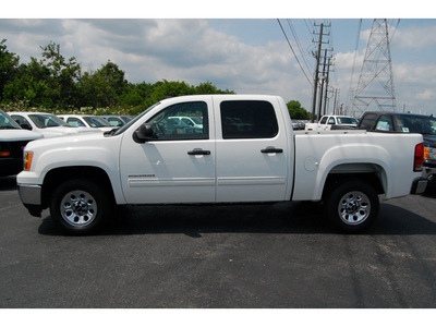 gmc sierra 1500 2012 white sl flex fuel 8 cylinders 2 wheel drive automatic with overdrive 77074