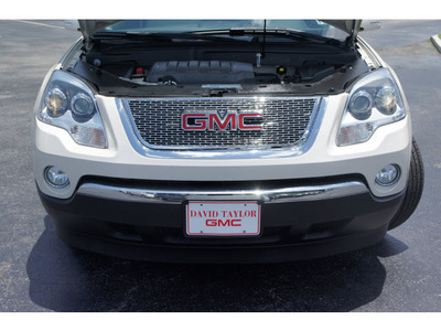 gmc acadia 2008 white suv slt 1 gasoline 6 cylinders all whee drive shiftable automatic 77074
