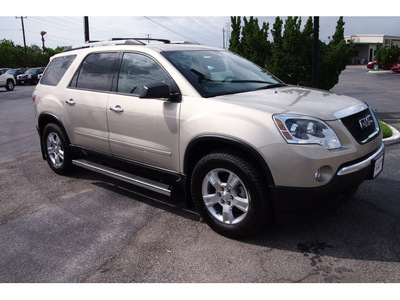 gmc acadia 2012 gold suv sle gasoline 6 cylinders front wheel drive automatic 77074