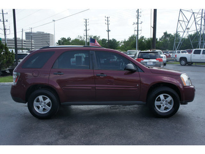 chevrolet equinox 2007 dk  red suv ls gasoline 6 cylinders front wheel drive automatic 77074