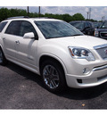 gmc acadia 2012 white suv denali gasoline 6 cylinders front wheel drive automatic 77074