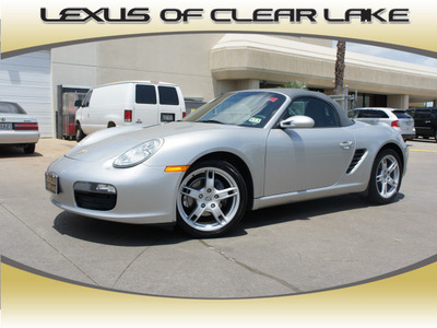 porsche boxster 2006 silver gasoline 6 cylinders rear wheel drive automatic 77546