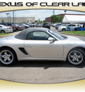 porsche boxster 2006 silver gasoline 6 cylinders rear wheel drive automatic 77546