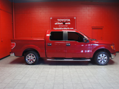 ford f 150 2010 dk  red xlt gasoline 8 cylinders 2 wheel drive automatic 76116