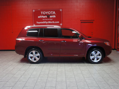 toyota highlander 2008 dk  red suv limited gasoline 6 cylinders front wheel drive automatic 76116