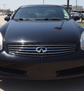 infiniti g35 2006 black coupe gasoline 6 cylinders rear wheel drive automatic 76018