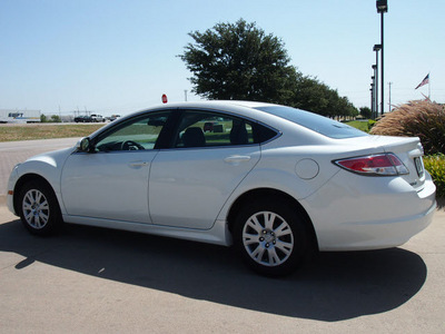 mazda mazda6 2011 white sedan gasoline 4 cylinders front wheel drive automatic 76018