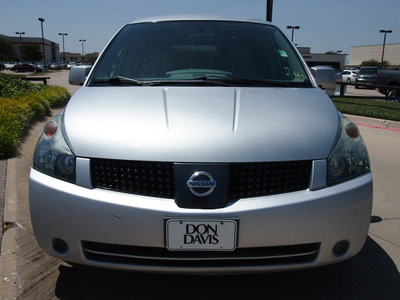 nissan quest 2004 silver van 3 5 s gasoline 6 cylinders front wheel drive automatic with overdrive 76018