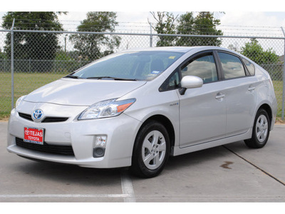 toyota prius 2010 silver hybrid 4 cylinders front wheel drive automatic 77338