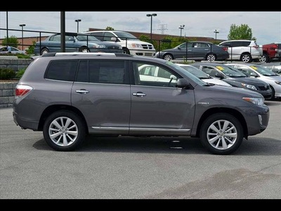 toyota highlander hybrid 2012 dk  gray suv 2012 toyota highlander hybrid limit 6 cylinders cont  variable trans  46219